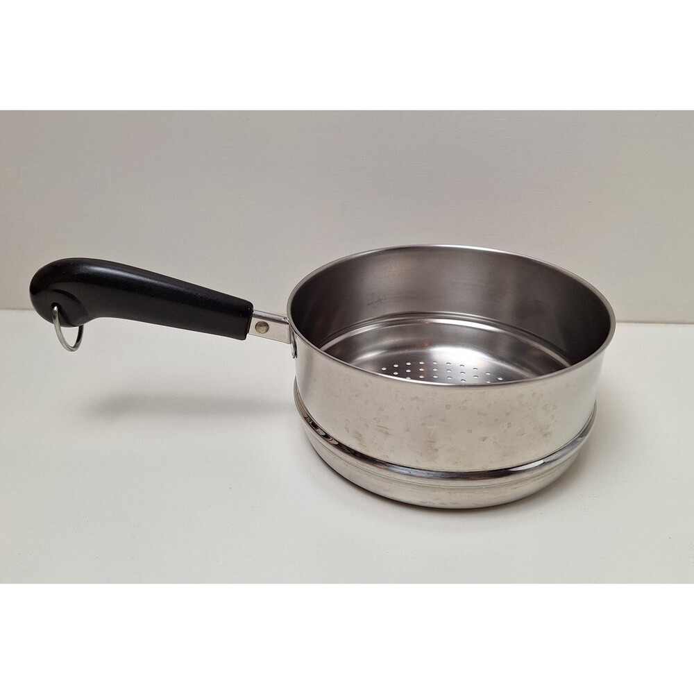 Revere Ware Stainless 2-3 QT Steamer Strainer Insert  7.25"  Great Condition!